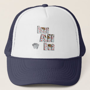 Boné Poker Im All In, Unisex Truckers Ho