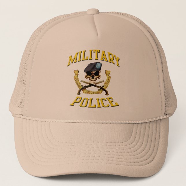 Boné Polícia Militar Gorro Caveira (Frente)