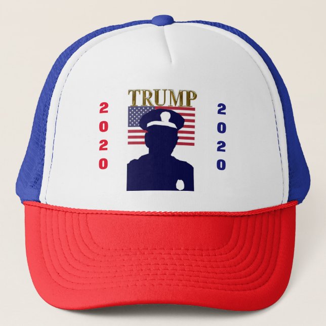 BONÉ POLÍCIA PARA TRUMP (Frente)