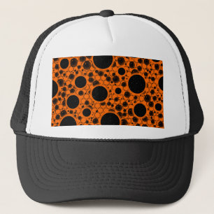 Boné Pontos de bolhas espaciais - Laranja