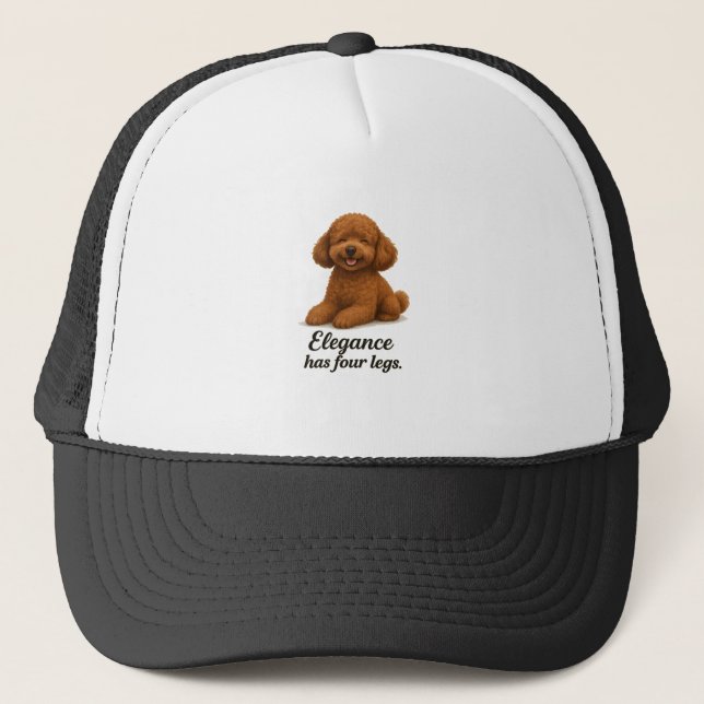 Boné Poodle Toy � A Elegância Tem Quatro Pernas (Frente)