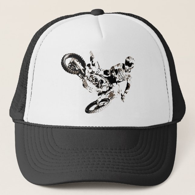 Boné Pop Art Motocross Motorcyesporte (Frente)