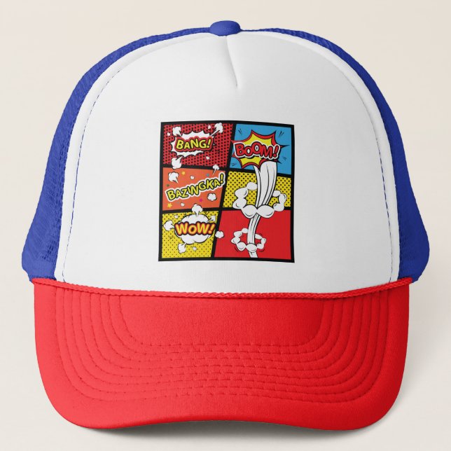 Boné Pop de banda desenhada (Frente)