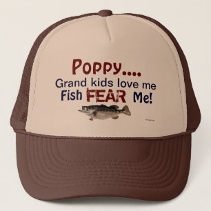 Boné Poppy... Os Grandes Miúdos Adoram-Me Peixe Medo-Me