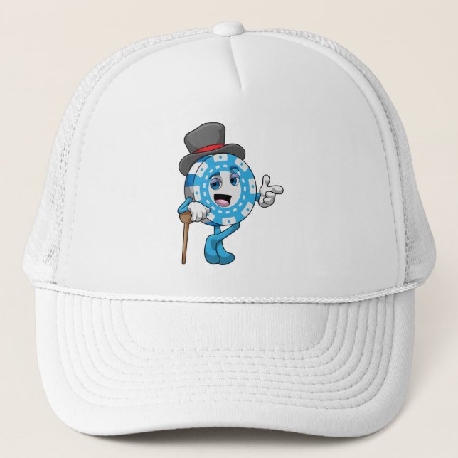 Boné Pôquer com batatas fritas (Frente)