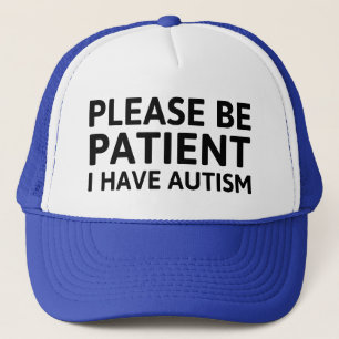 Boné Por Favor, Seja Paciente Eu Tenho Autismo