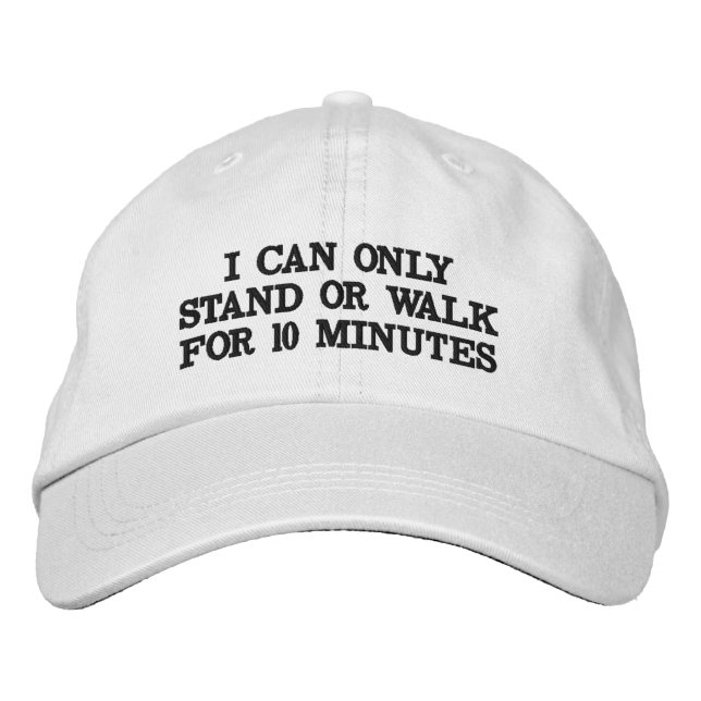 BONÉ POR QUE EU USO UM CHAPÉU DE CADEIRA DE RODAS (Frente)