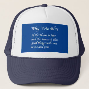 Boné Por que Votar Azul em 2022