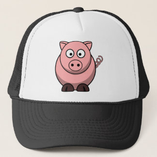 Boné Porco bonito dos desenhos animados