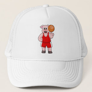Boné Porco no basquete