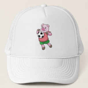 Boné Porco nos Esportes de Futebol