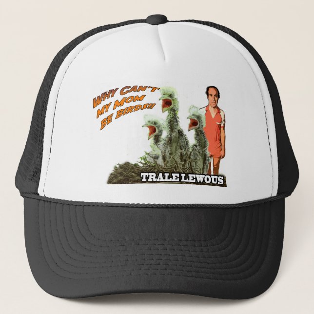 Boné Porque não pode minha mamã ser pássaros (Frente)