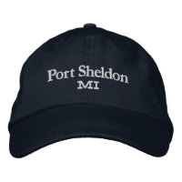 Port Sheldon Michigan Boriderou o Chapéu Baseball
