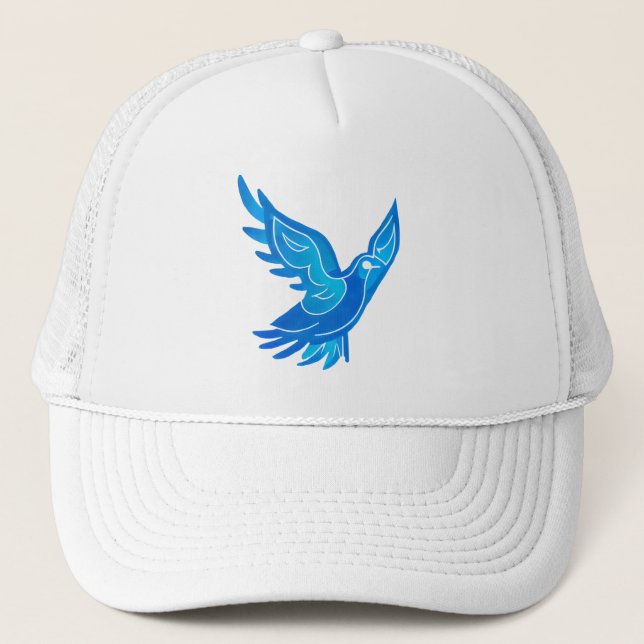 Boné Porta de Paz Azul e Branco (Frente)