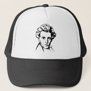 Boné Portra do existentialist da filosofia de Soren