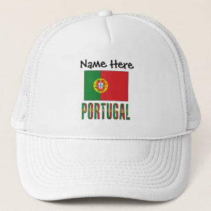 Boné Portugal e Bandeira Portuguesa Personalizados