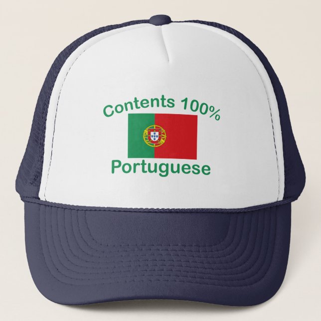 Boné Português dos índices 100% (Frente)