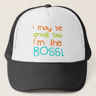 Boné Posso ser pequeno, mas sou o chefe