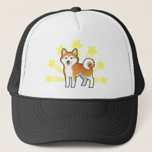 Boné Pouca estrela Akita Inu/Shiba Inu