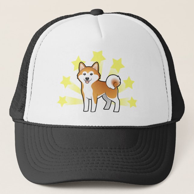 Boné Pouca estrela Akita Inu/Shiba Inu (Frente)