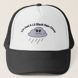 Boné Pouca nuvem de chuva preta