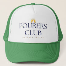 Pourers Club Trucker Hat – Cheers Icon