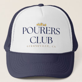 Boné Pourers Club Trucker Hat – Glasses Row