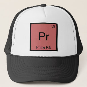 Boné Pr - Camisa engraçada com símbolo do elemento quím