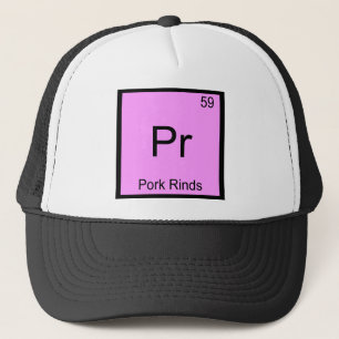 Boné Pr - Pork Rinds - Símbolo De Elemento De Química