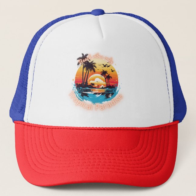 Boné Praia Apenas - Tee Tropical Sunset (Frente)