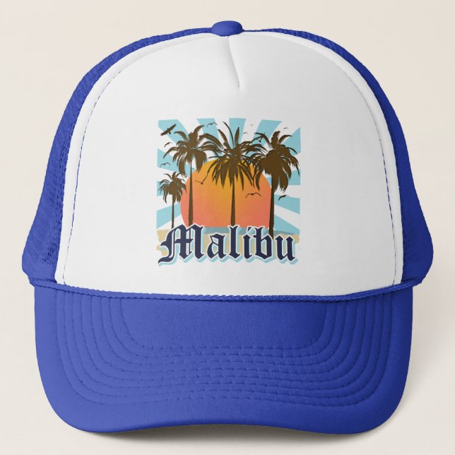 Boné Praia Califórnia CA de Malibu (Frente)