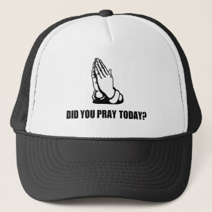 Boné Pray hoje o chapéu