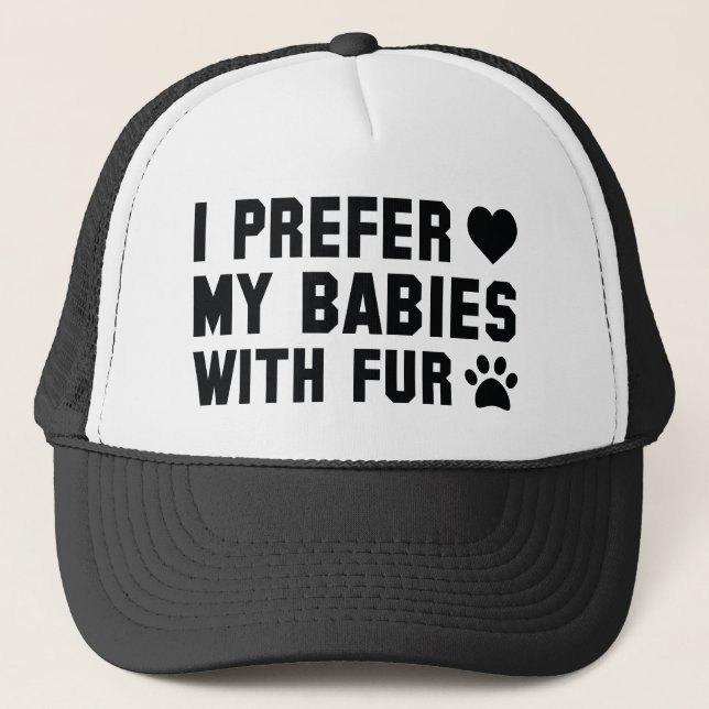 Boné Prefiro Meus Bebês Com Pele (Frente)