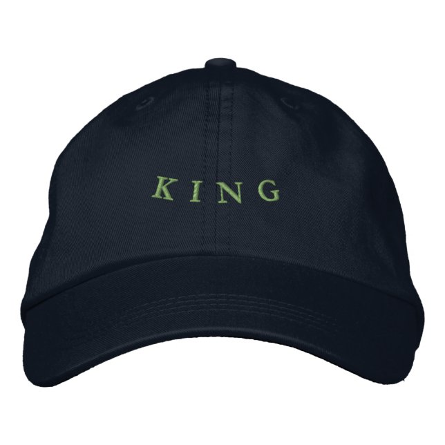 Boné Premium King Print Navy Confortável para Uso Diári (Frente)