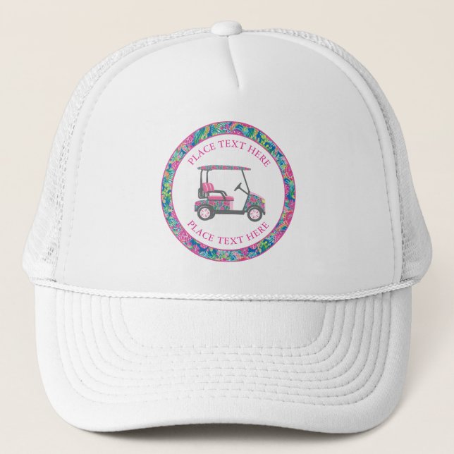 Boné Preppy Sea Turtles Golf Cart (Frente)