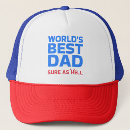 Boné Presente de Aniversário do Pai, Melhor Pai do Mund