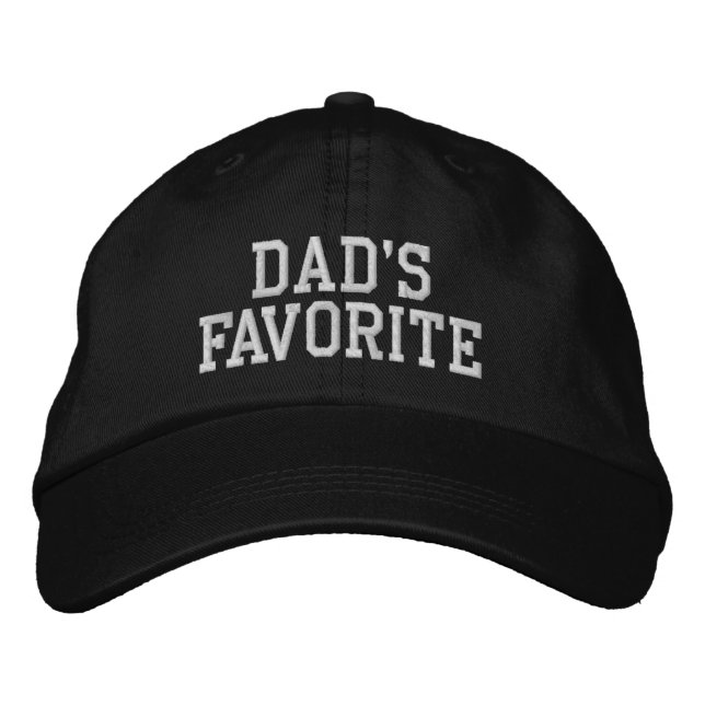 Boné Presente de aniversário do papai favorito personal (Frente)