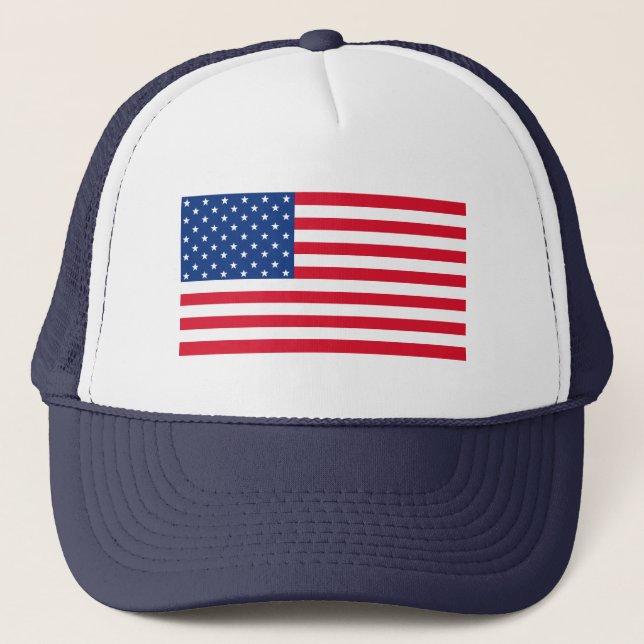 Boné Presente de Bandeira Americana Masculina (Frente)