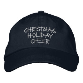 Boné Presente de Natal Alegria Perfeita Cor Azul-Marinh