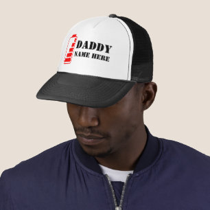 BONÉ PRESENTE DE PAPAI ENGRAÇADO BATERIA VERMELHA