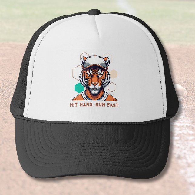 Boné Presente de Tigre legal para treinadores de baseba (Cool Tiger Gift for Baseball Players Lover Coaches)