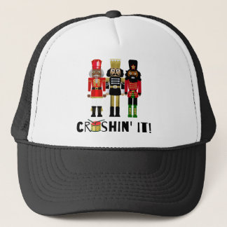 Boné Presente do Quebra-Nozes Negro "Crushin' It"