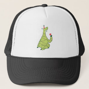 Boné Presente engraçado de árvore de Natal Lhama para a