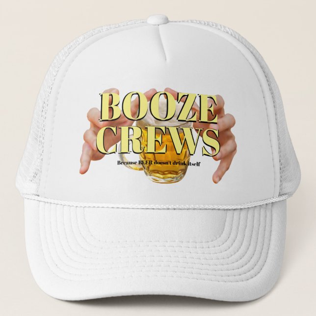 Boné Presente Engraçado e Excêntrico de Beisebol CREWS  (Frente)