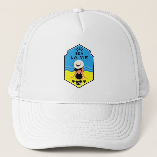 Boné Presente Essencial de Praia de Verão (Frente)