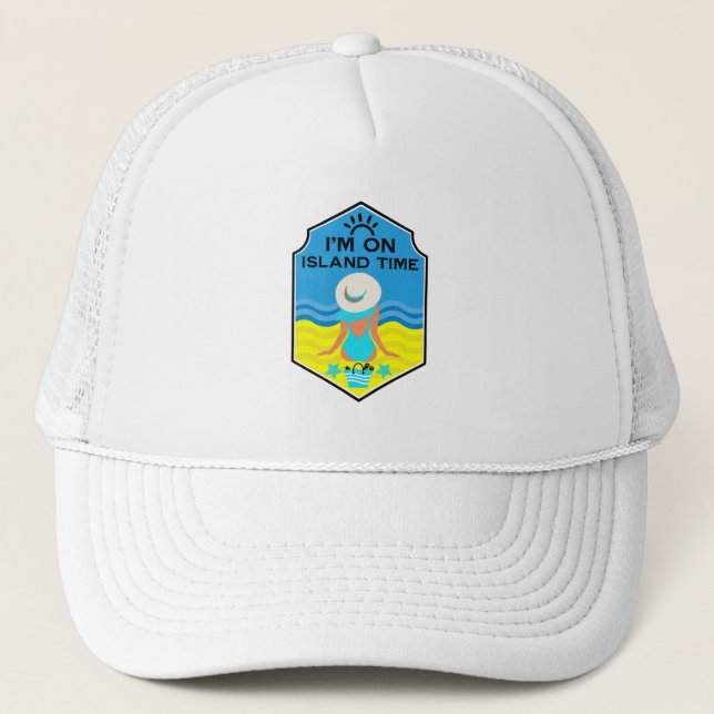 Boné Presente Essencial de Verão para a Praia (Frente)
