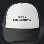 Boné Presente para damas de honra da despedida de solte<br><div class="desc">Presentes para damas de honra da despedida de solteira Presentes para chá de noiva,  Gorros de caminhoneiro com seu texto,  Presente para noiva,  Presentes para despedida de solteira</div>