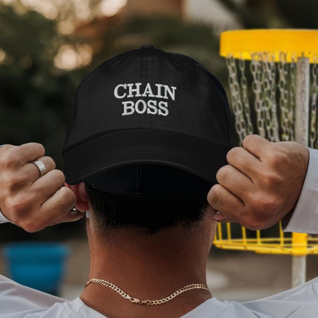 Boné Presente Personalizado Disc Golf Chain Boss (Criador carregado)