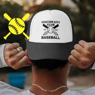 Boné Presente personalizado do clube de beisebol para j
