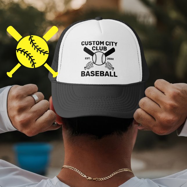 Boné Presente personalizado do clube de beisebol para j (Criador carregado)